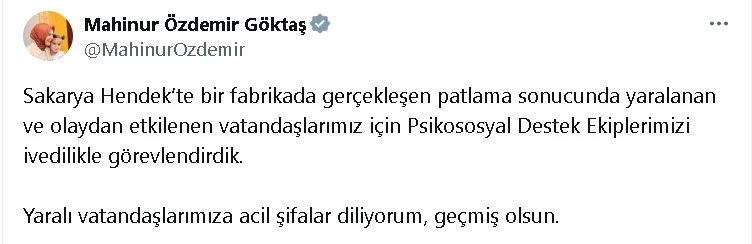 Hendek’te makarna fabrikasında patlama: 2’si ağır, 21 yaralı (2)