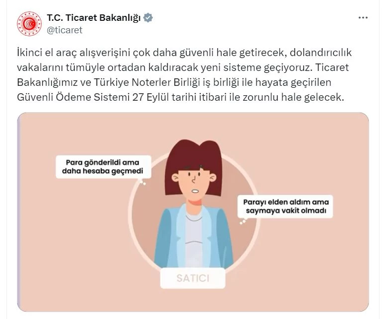 İkinci el araç satışında 