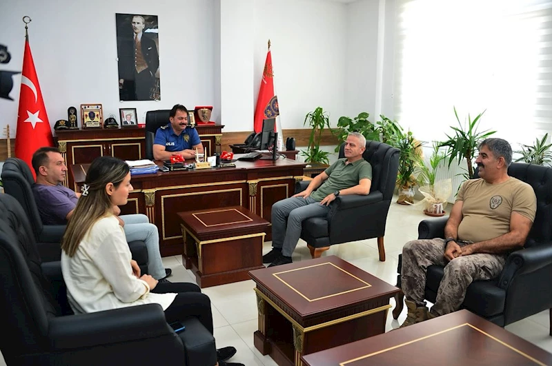 Müdür Gökçe Hataylı gazileri ağırladı 