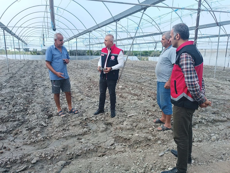 Hatay’da 119 üreticiye sera örtüsü dağıtıldı 