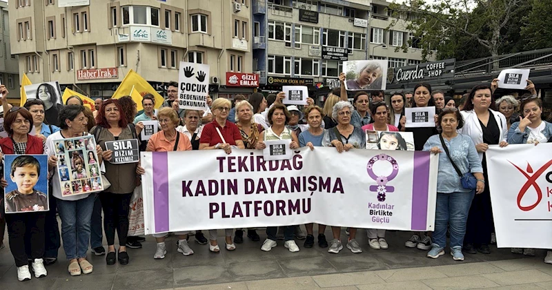 Tekirdağlı kadınlardan, Narin ve S.Y. protestosu