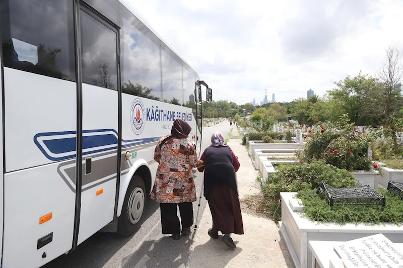 Kağıthane’de Ayazağa ve Kilyos mezarlıklarına ücretsiz ulaşım desteği sağlanıyor