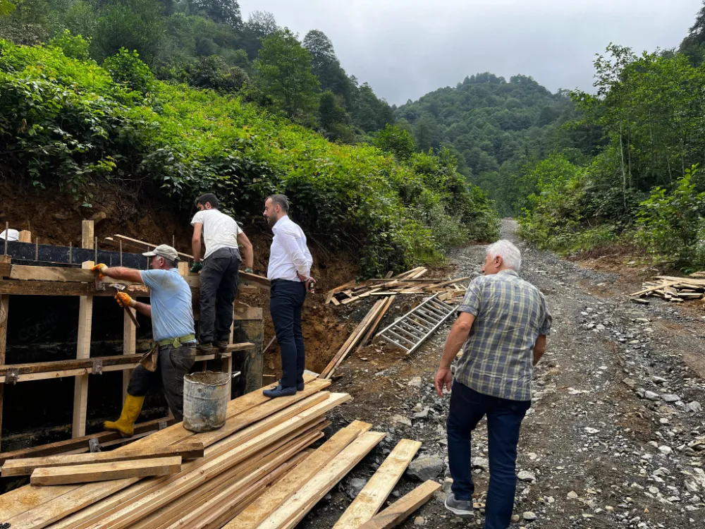 Arhavi’nin İçme Suyu Projesi Tam Gaz Devam Ediyor