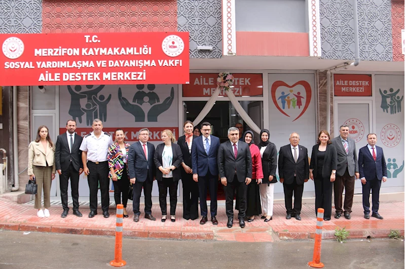 Merzifon’da Aile Destek Merkezi kursiyerleri sergi açtı