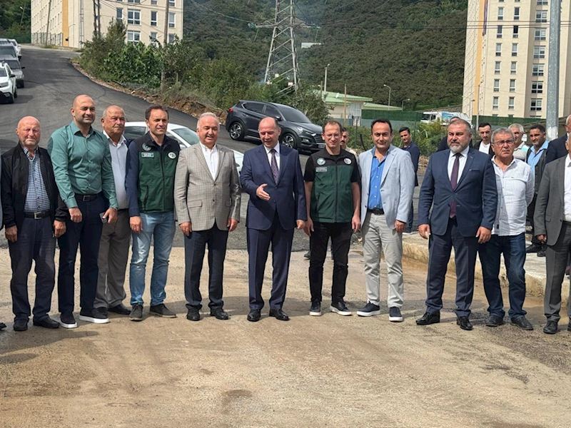 Giresun Valisi Serdengeçti, hizmete giren köprülerde incelemelerde bulundu