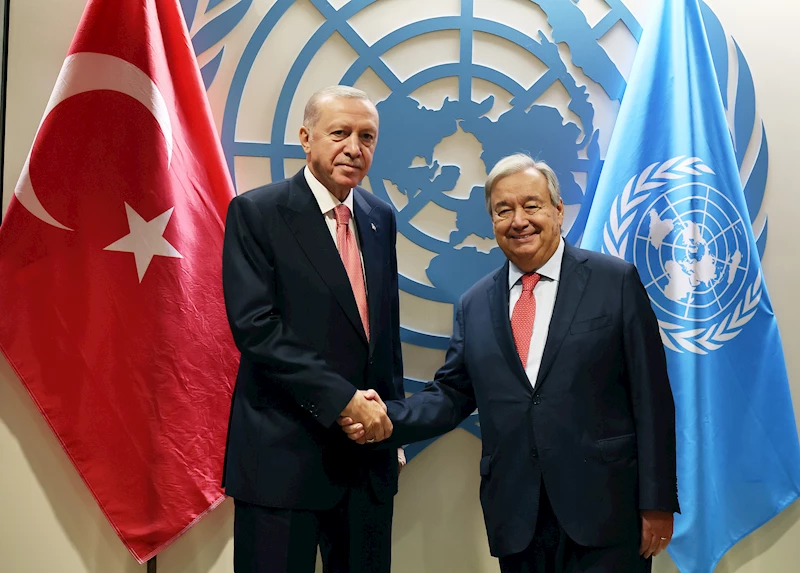 Cumhurbaşkanı Erdoğan, Guterres ile görüştü