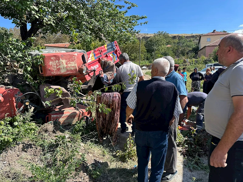 Aksaray’da traktör devrildi: 3 yaralı