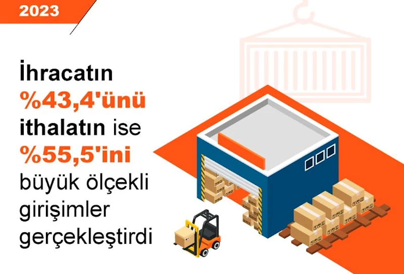 TÜİK: İhracatın yüzde 43,4