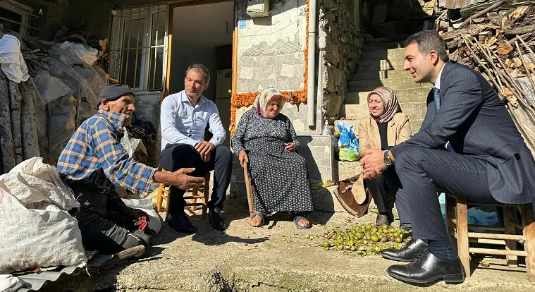 Kaymakam Ali Özdaş, Hane Ziyaretleriyle Vatandaşlarla Buluştu