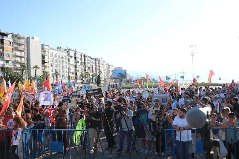 Hayvan hakları savunucusu açıklamasını demir kafeste yaptı