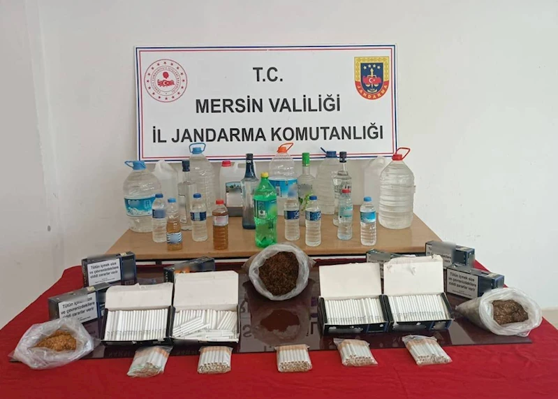 Mersin’de kaçak makaron operasyonu: 2 gözaltı