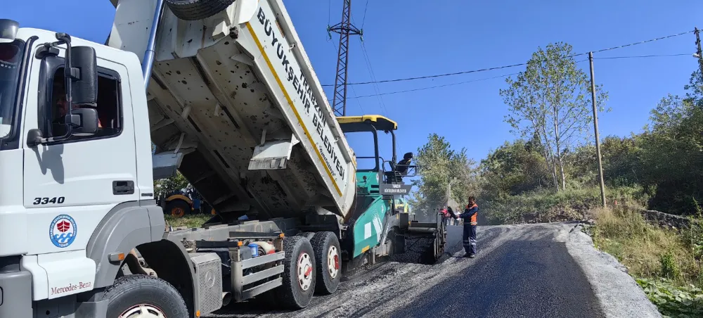 Trabzon Büyükşehir Belediyesi Asfalt Çalışmalarına Hız Verdi