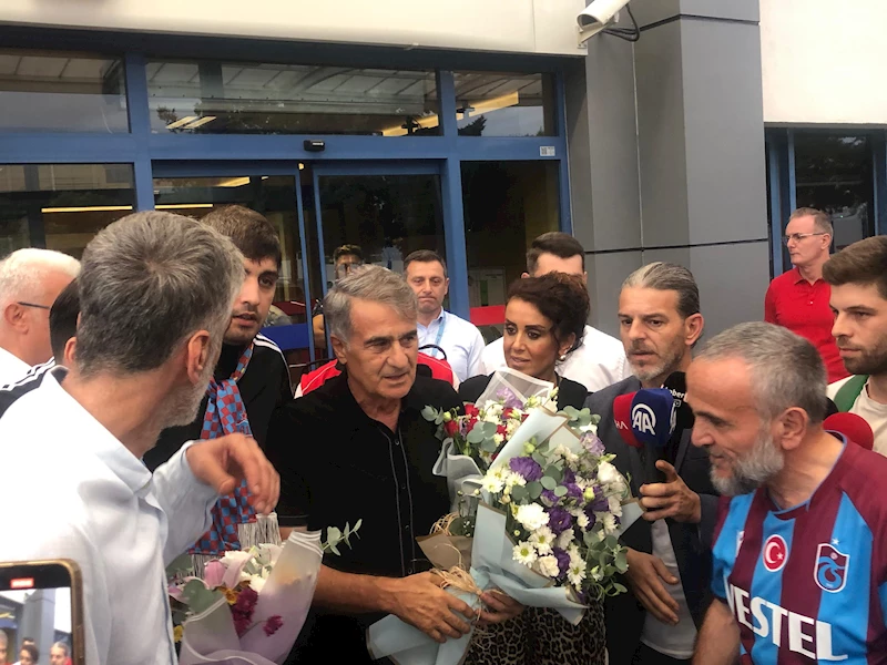 Şenol Güneş’e Trabzon’da coşkulu karşılama