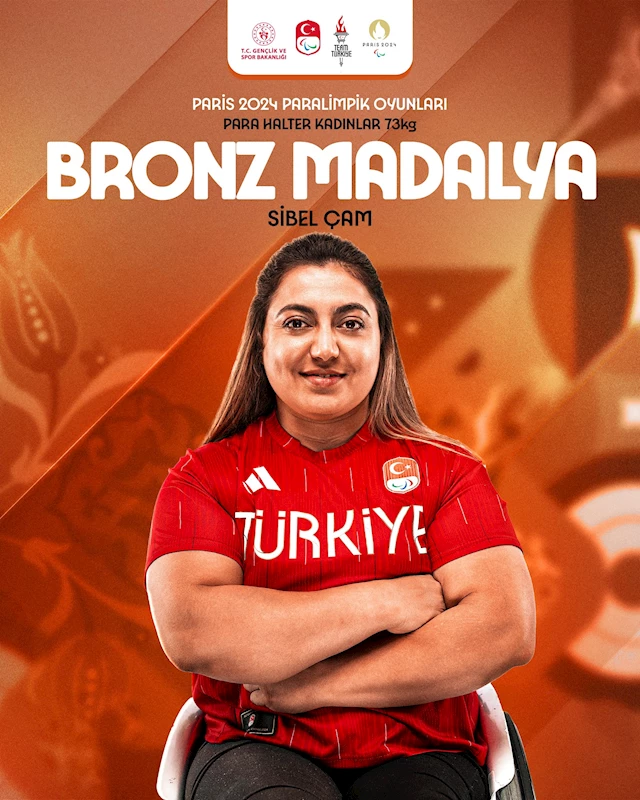 Para halterde Sibel Çam, bronz madalya kazandı