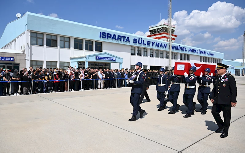 Şehit Büyükçaylı’nın cenazesi, memleketi Isparta