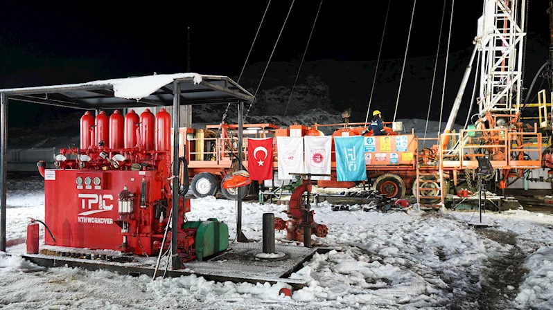 Yeni yılın ilk petrol sondaj kuyusu Şırnak’ta açıldı / Ek Fotoğraf