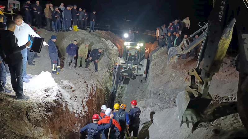 Amasya’da su kuyusu açmak isteyen 2 kişi toprak altında kaldı / ek fotoğraflar