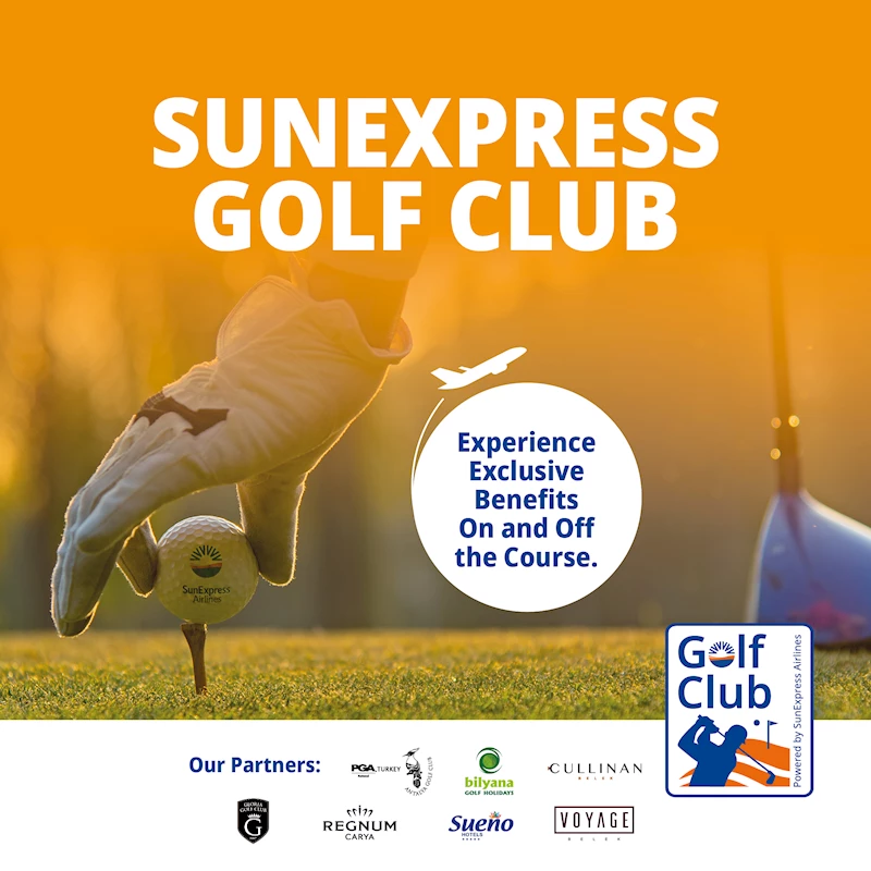 SunExpress’ten golf tutkunlarına özel üyelik programı: SunExpress Golf Club