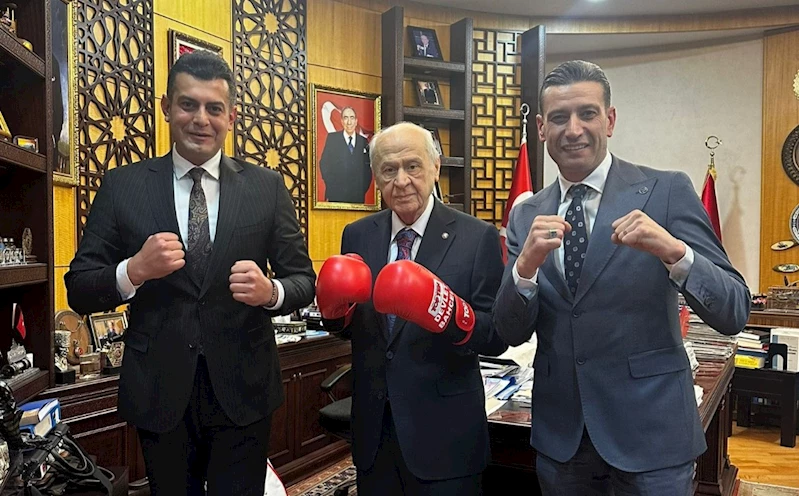 Boks Federasyonu Başkanı Hekimoğlu’ndan, MHP lideri Bahçeli’ye ziyaret