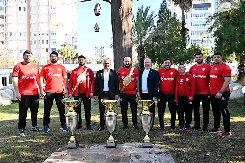 Muratpaşa Belediyespor yağlı güreş takımı tanıtıldı