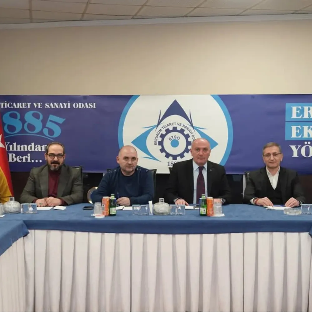 Erzurum Ticaret ve Sanayi Odası’nda Ocak Ayı Üçüncü Yönetim Kurulu Toplantısı Yapıldı