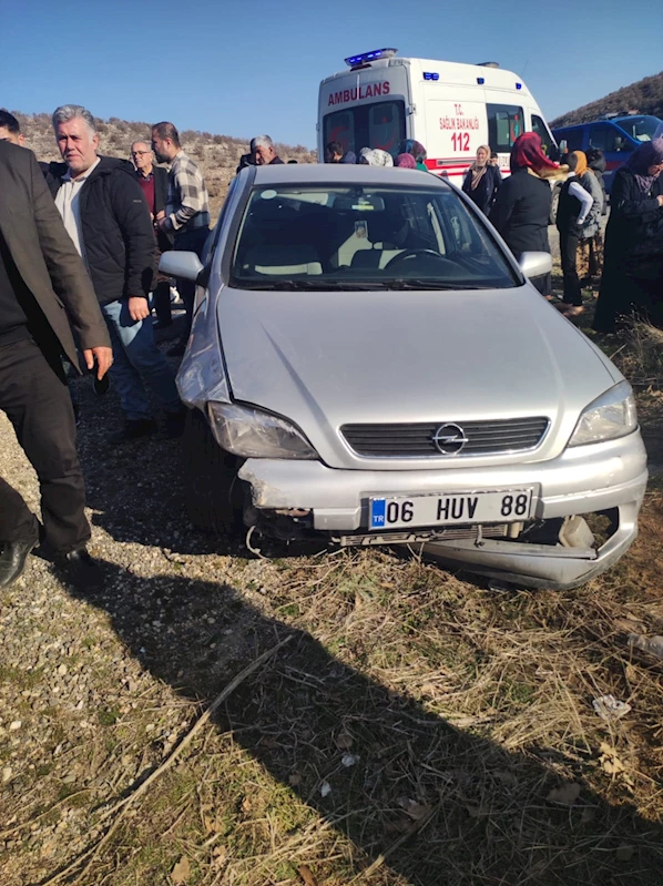 Mardin’de otomobillerin çarpıştığı kazada 1 yaralı 