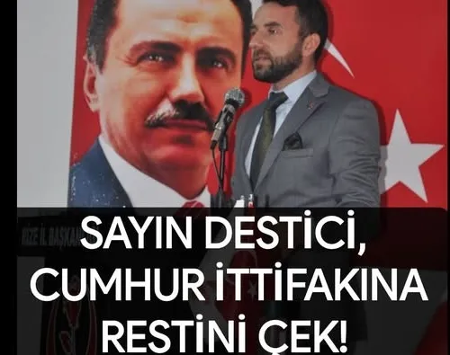 Usta’dan Destici’ye Çağrı: Cumhur İttifakına Rest Çekin