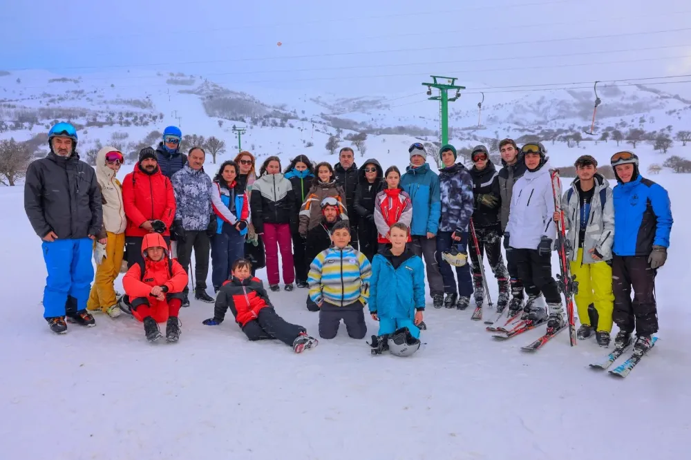 Bayburt’ta Sömestr Tatili Başladı! Kop Dağı Kayak Merkezi’ne Yoğun İlgi