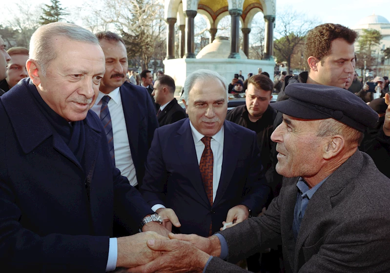 İstanbul - Cumhurbaşkanı Erdoğan Sultanahmet Meydanı