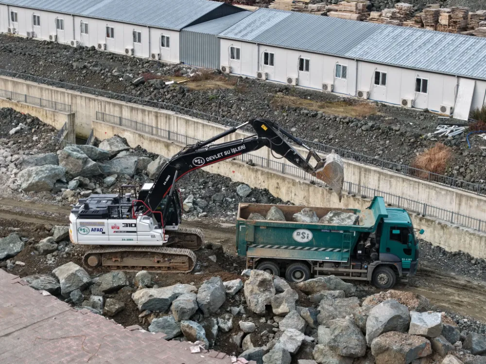 AFAD Heyeti, Rize’deki Taşkın Kontrol Yatırımlarını Yerinde İnceledi