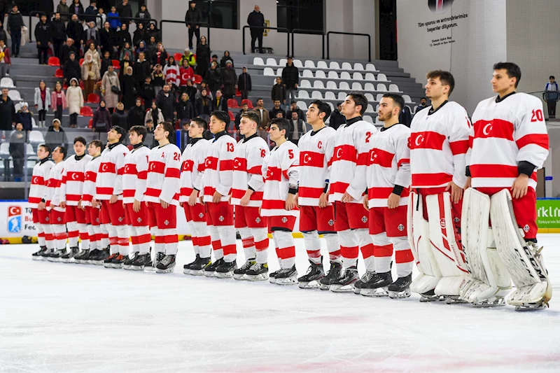 U20 Erkek Buz Hokeyi Milli Takımı Şampiyonluk Hedefiyle Piste Çıkıyor