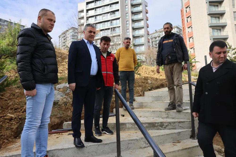 Yomra Belediye Başkanı Mustafa Bıyık, İlçede Çeşitli Projeleri Yerinde İnceledi