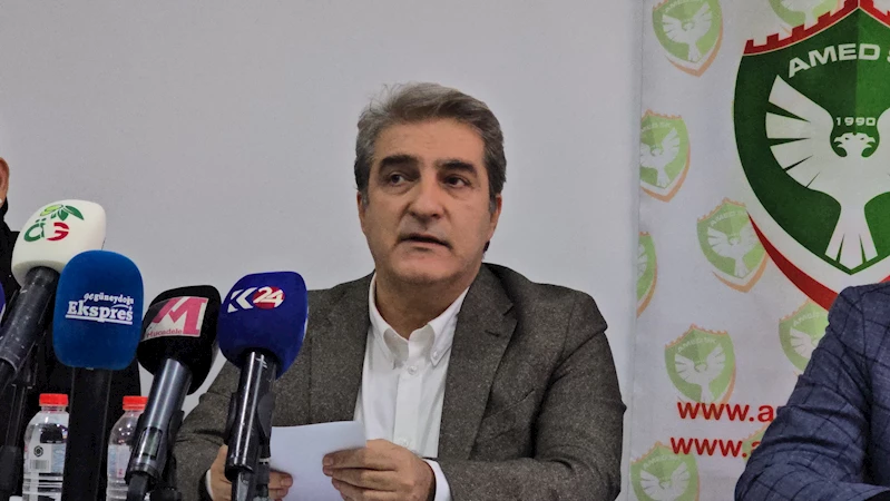 Amedspor Başkanı Baysal: Takımın lig mücadelesine devam edecek atmosferi sunmak zorundayız