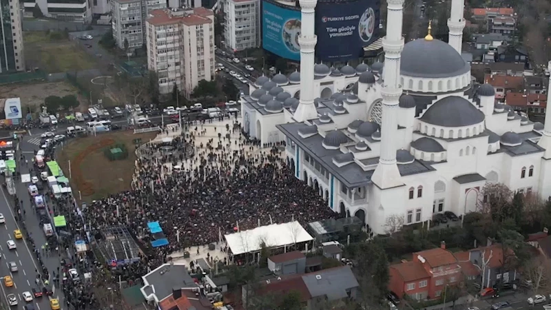 İstanbul- Ferdi Tayfur son yolculuğuna uğurlanıyor -3/ Havadan görüntüler ve fotoğraflar