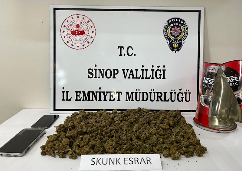 Sinop’ta uyuşturucu operasyonunda yakalanan şüpheli tutuklandı