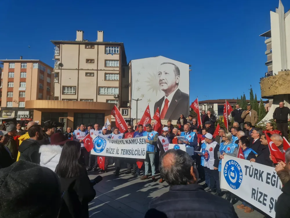 Türkiye Kamu-Sen Rize İl Temsilcisi Murat Köseoğlu; Verdikleri Zam Ancak Çakmak Cebine Sığar