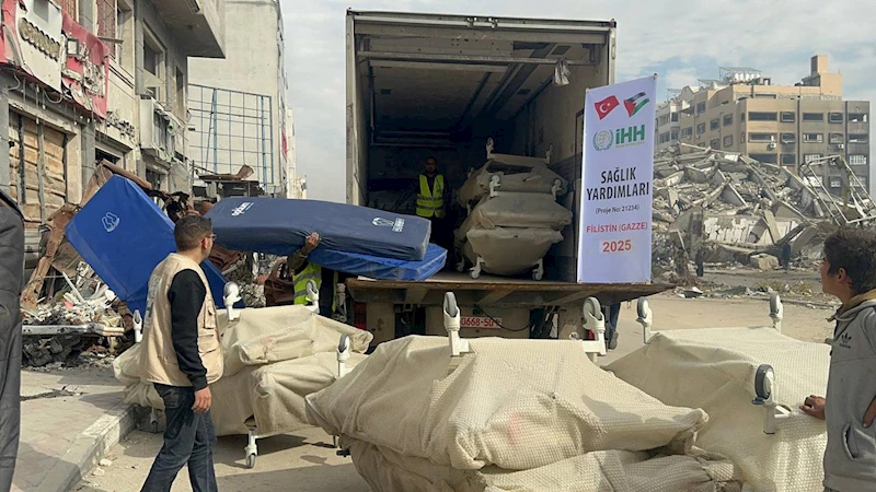 İHH, Gazze’ye yönelik sağlık alanındaki yardımlarına devam ediyor