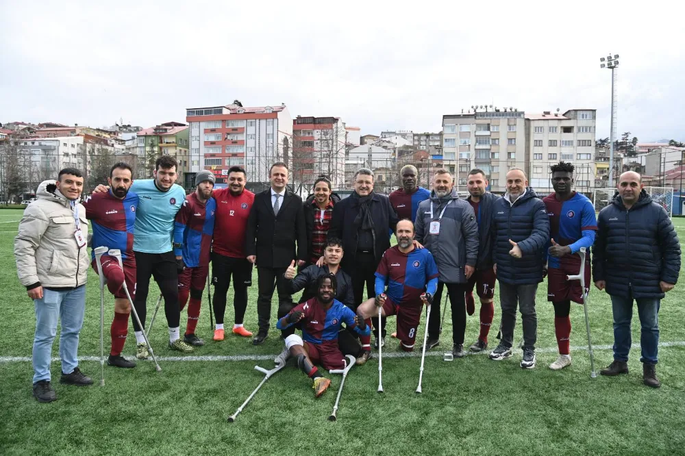 Trabzon Büyükşehir Belediyesi Ampute Futbol Takımı Çeyrek Finalde