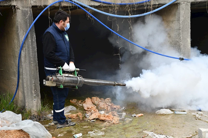 Osmaniye’de  larva, uçkun ve uçan haşerelerle etkin mücadele