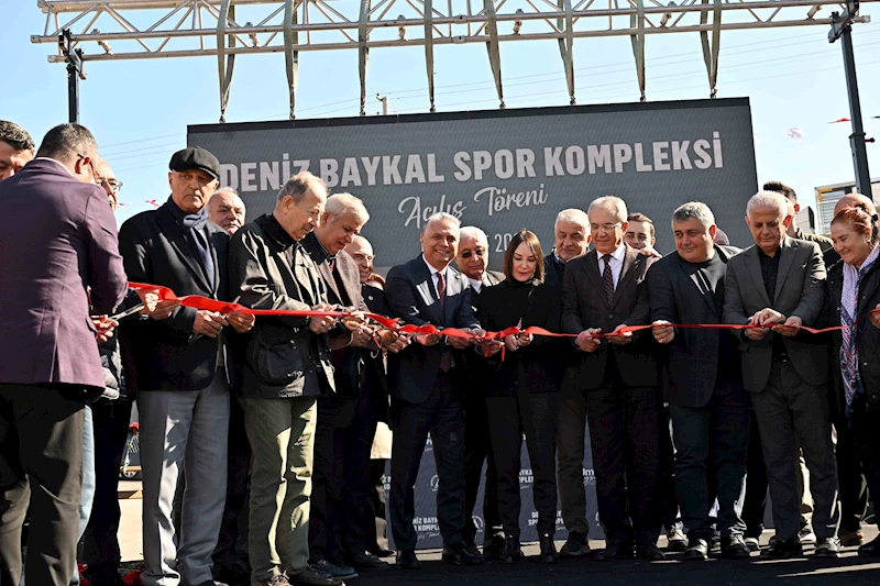 Deniz Baykal Spor Kompleksi, ikinci ölüm yıldönümünde açıldı