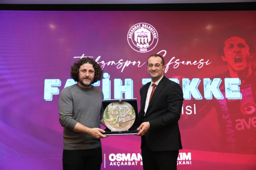 Futbol Efsanesi Fatih Tekke, Akçaabat’ta Gençlere İlham Verdi