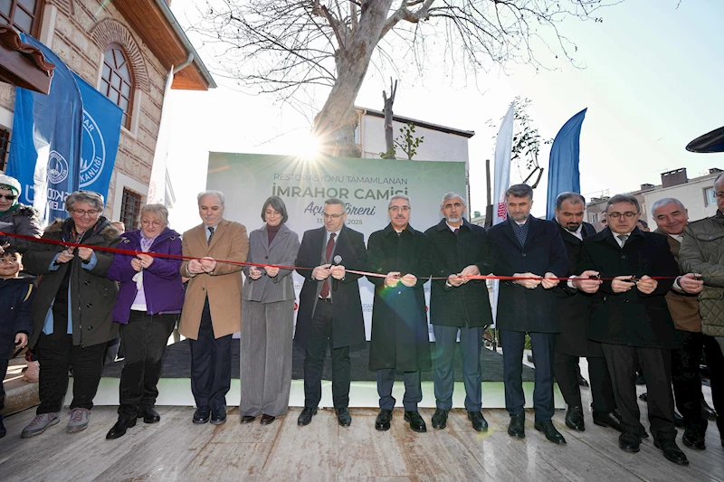 Restorasyonu tamamlanan İmrahor Camisi, yeniden ibadete açıldı