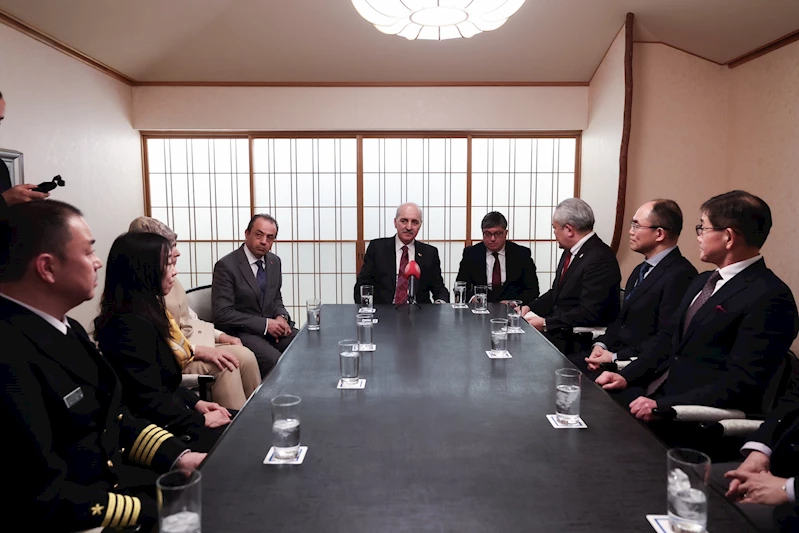 TBMM Başkanı Kurtulmuş, ‘asrın felaketi’nde yardıma gelen Japon arama kurtarma ekibiyle görüştü