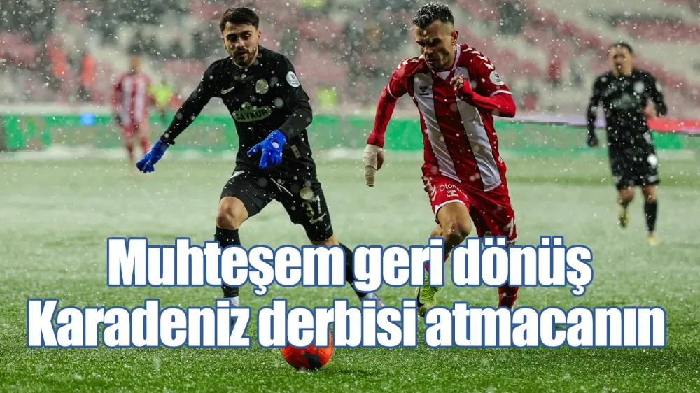 Karadeniz Derbisini Çaykur Rizespor Kazandı: Samsunspor