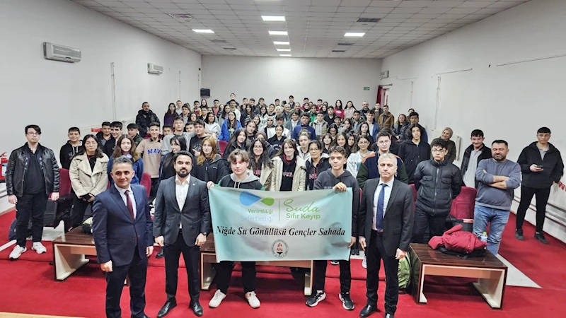  Niğde’de okullarda su verimliliği seferberliği 