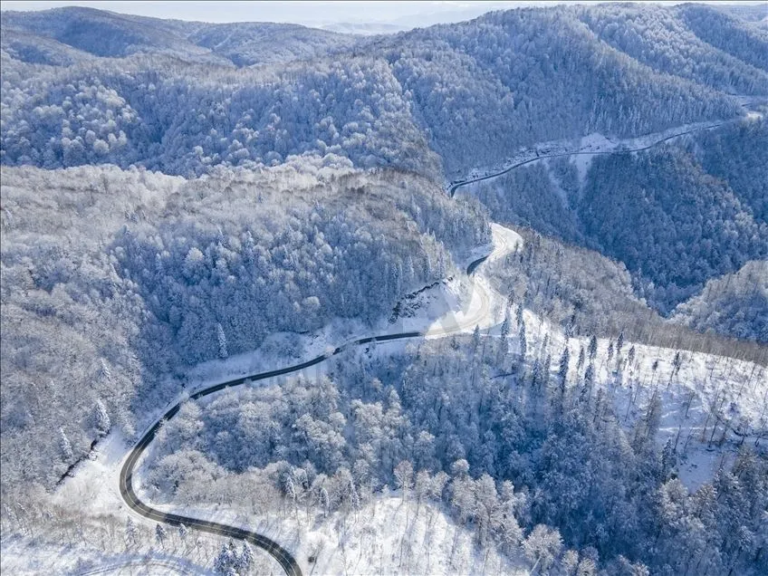 Doğu Karadeniz’de Bembeyaz Güzellik! Trabzon Ve Rize