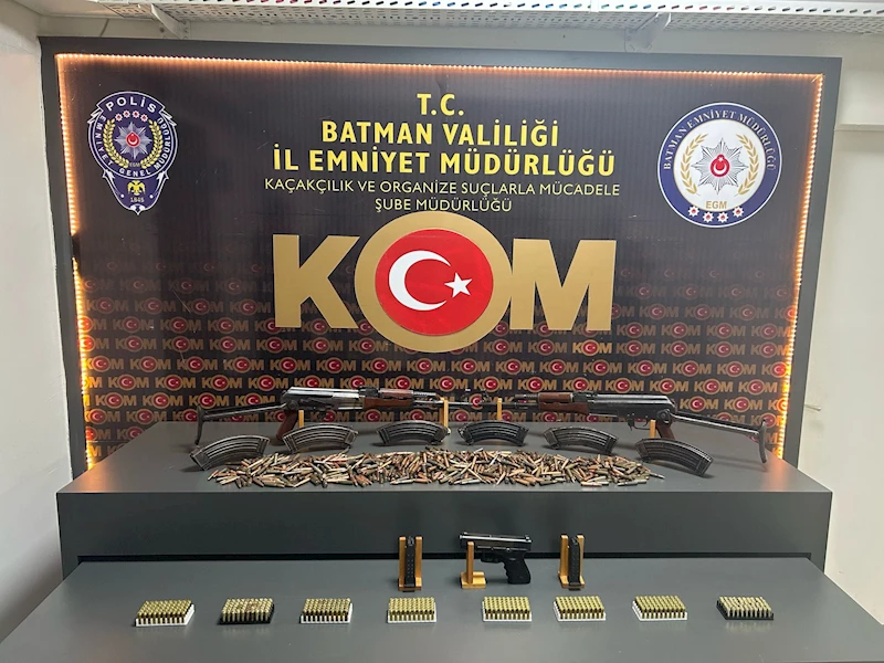Batman’da, silah kaçakçılığı operasyonunda 1 gözaltı 