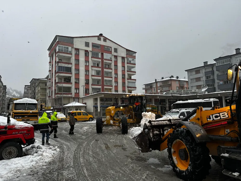 Arhavi Belediyesi Karla Mücadele Çalışmalarına Hız Verdi