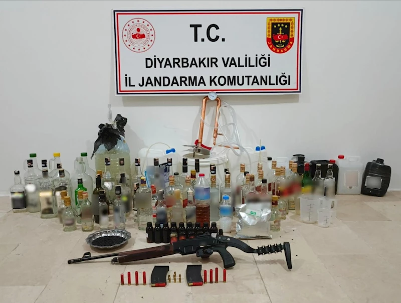 Diyarbakır’da, sahte içki operasyonunda 1 gözaltı