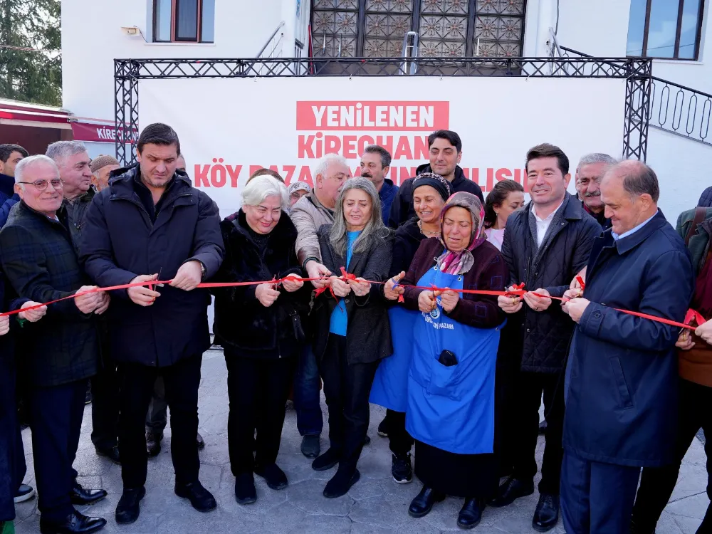 Ortahisar Belediye Başkanı Ahmet Kaya, Yenilenen Kireçhane Köylü Pazarını Hizmete Açtı